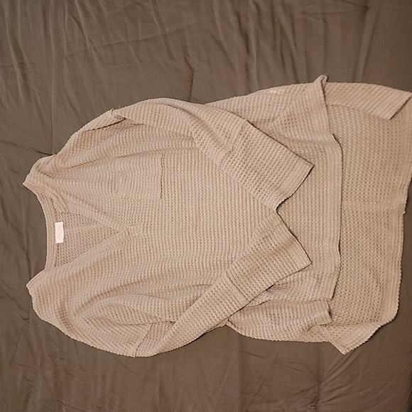 Pink Lily Dresses & Skirts - Pink Lily Waffle Knit Top